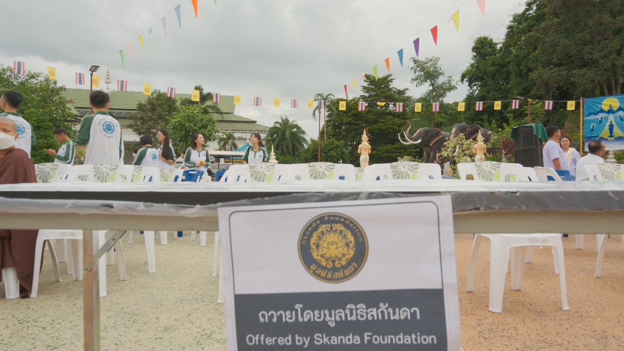 Offering tables to the Wat Phra That Doi Saket